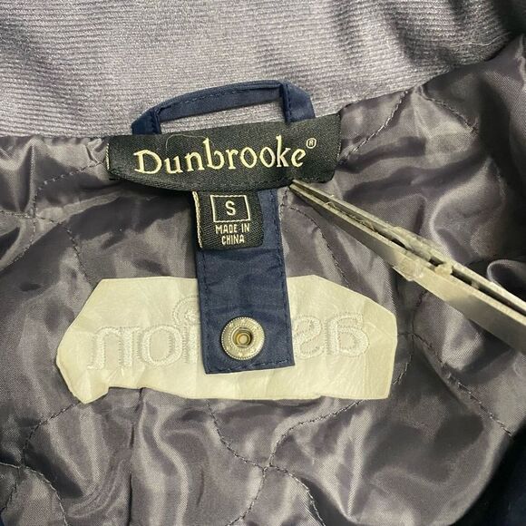 DUNBROOKE Asurion Women’s Logo Hooded Jacket Size Small Blue‎ & White - Picture 5 of 7